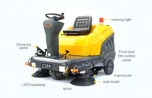 C120 Ride-On Floor Sweeper