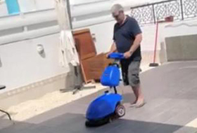 An American customer shares his love of the M55 Floor Scrubber